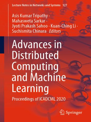 cover image of Advances in Distributed Computing and Machine Learning